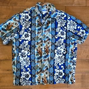 Styled by RJC ltd Men's Tiki Hawaiian button up shirt XL